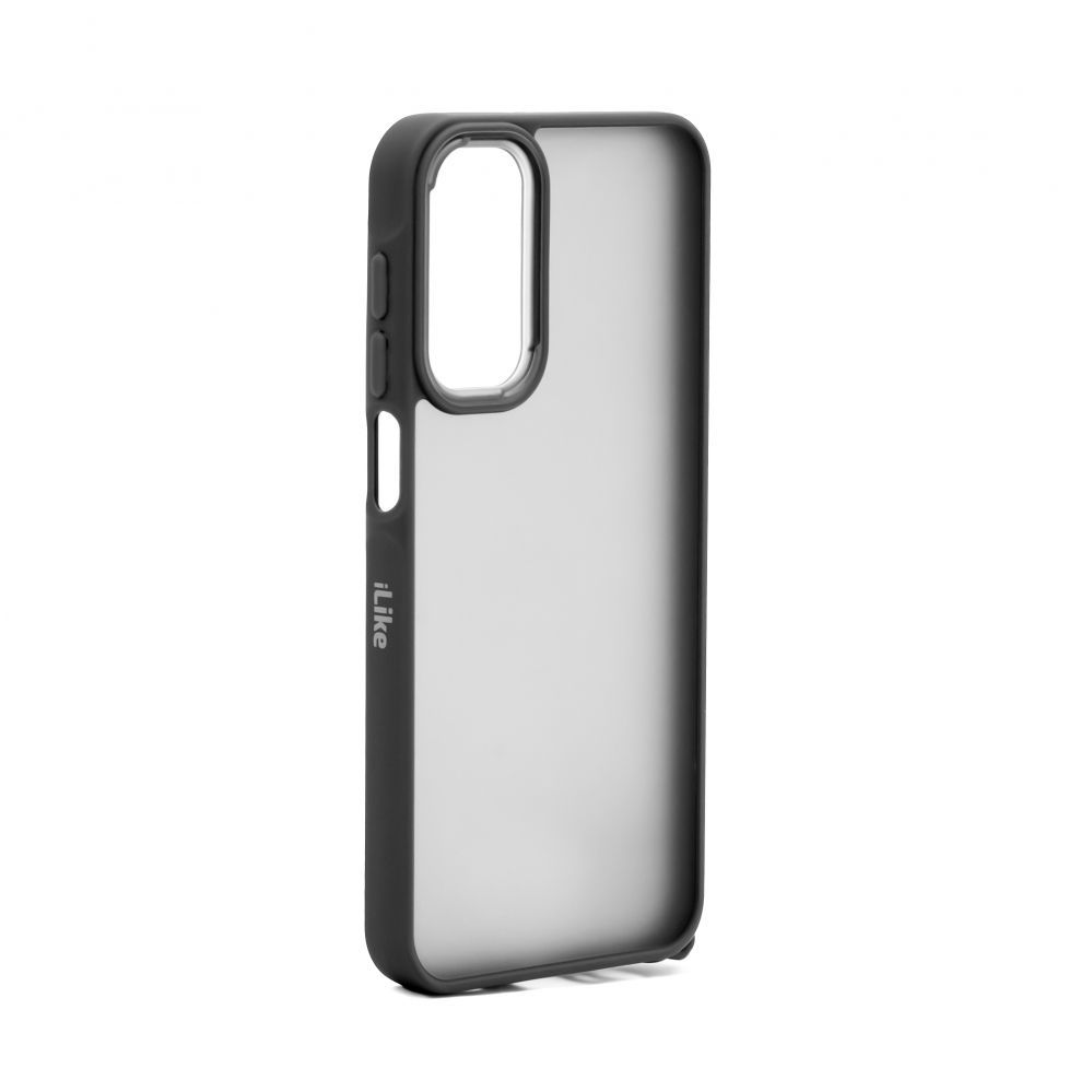 Back panel cover iLike Samsung Galaxy A15 PC Hybrid Case Black