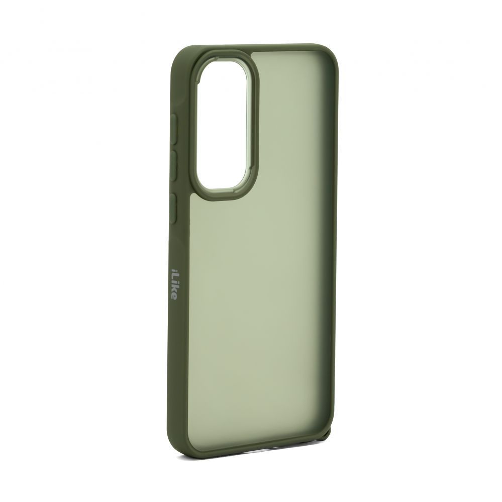 Back panel cover iLike Samsung Galaxy A35 PC Hybrid Case Green
