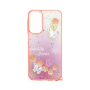 Back panel cover iLike Samsung Galaxy A15 EPOXY CARTOON COVER Light Pink