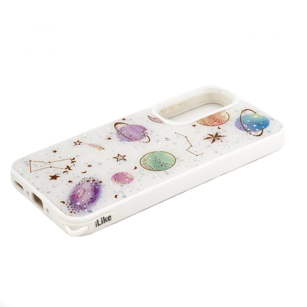 Back panel cover iLike Samsung Galaxy A35 EPOXY CARTOON COVER White