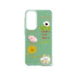 Tagakaaned iLike Samsung Galaxy A35 EPOXY CARTOON COVER Light Green