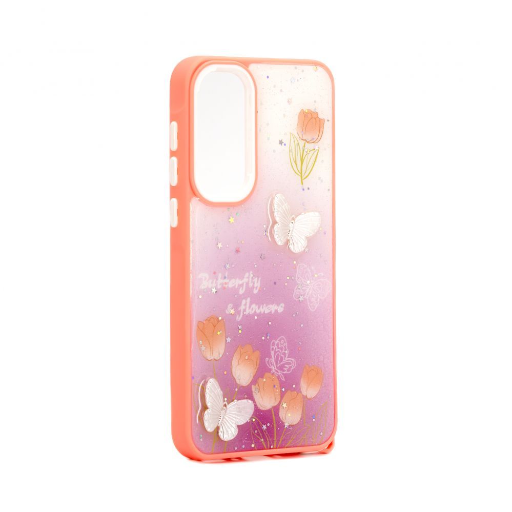 Tagakaaned iLike Samsung Galaxy A35 EPOXY CARTOON COVER Light Pink