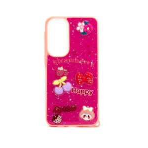 Nugarėlės dėklai iLike Samsung Galaxy A35 EPOXY CARTOON COVER Rose Red