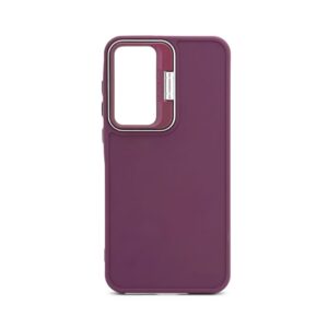 Nugarėlės dėklai iLike Samsung Galaxy A15 Hybrid case With Camera Stand Plum