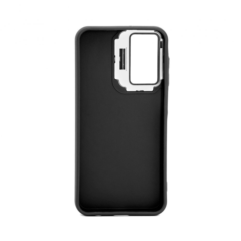 Back panel cover iLike Samsung Galaxy A35 Hybrid case With Camera Stand Black