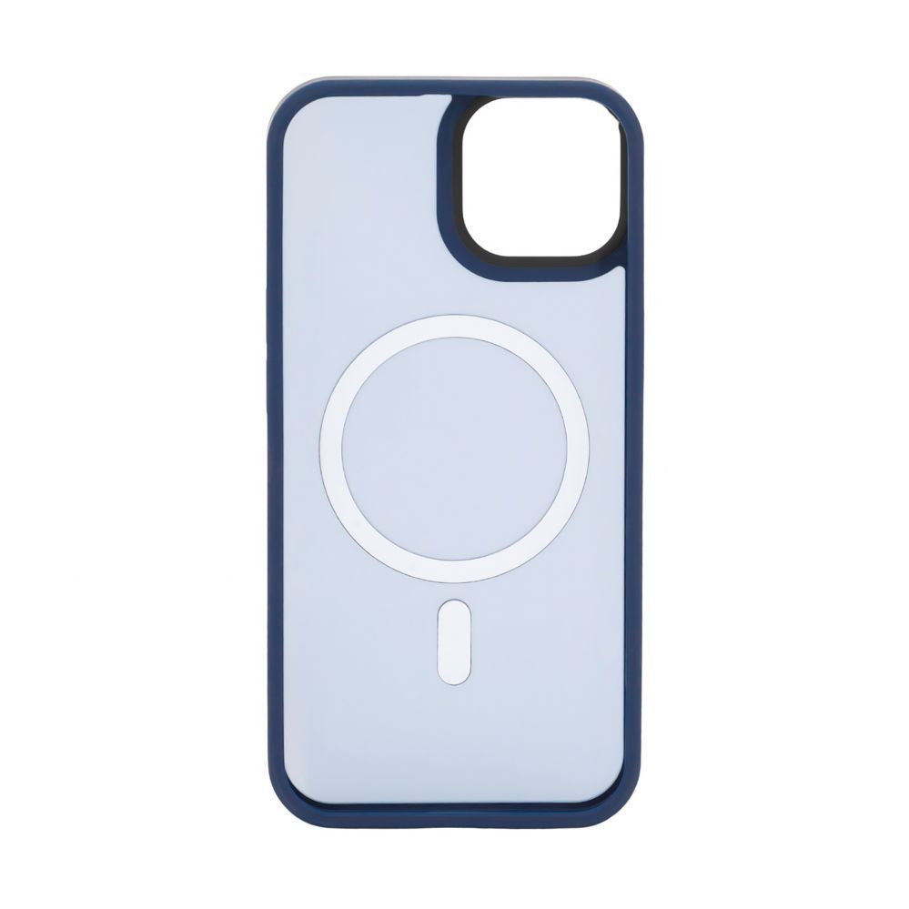 Back panel cover Evelatus Apple iPhone 13 Pro Max Hybrid Case With MagSafe PC+TPU Blue