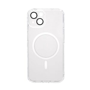 Nugarėlės dėklai Evelatus Apple iPhone 14 Clear Case With MagSafe and Camera Protection Transparent