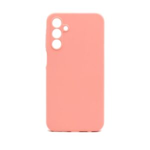 Aizmugurējais vāciņš Connect Samsung Galaxy A15 Premium Quality Soft Touch Silicone Case Rose pink