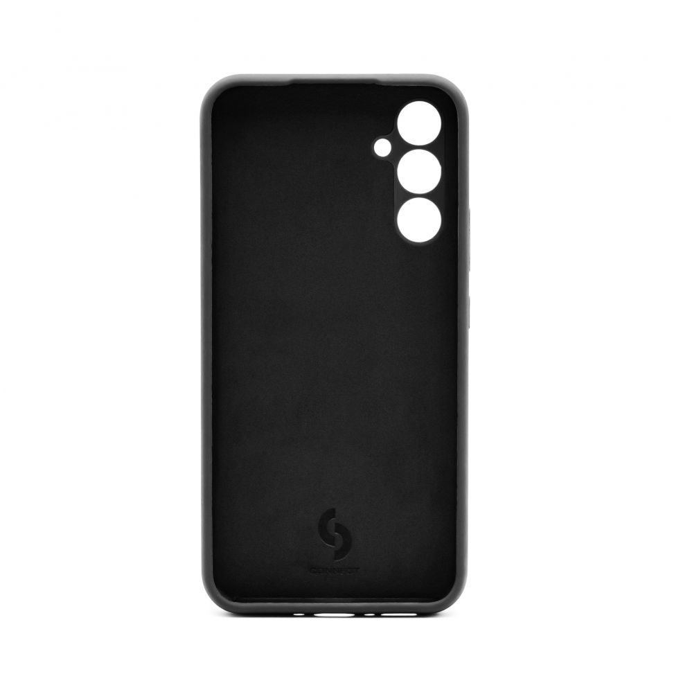 Back panel cover Connect Samsung Galaxy A34 Premium Quality Soft Touch Silicone Case Black