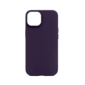Aizmugurējais vāciņš Connect Apple iPhone 14 Premium Magsafe Soft Touch Silicone Case New Function Purple