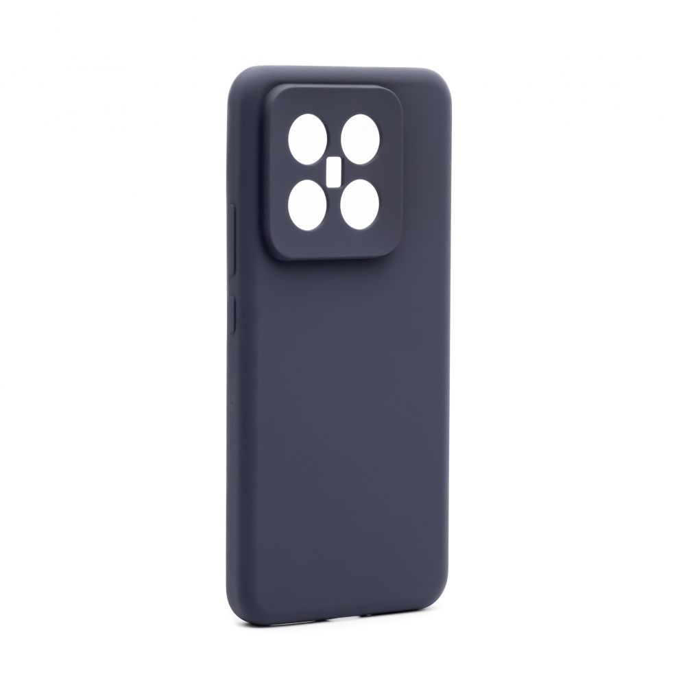 Tagakaaned Connect Xiaomi 14 Pro Premium Quality Magnetic Soft Touch Silicone Case Midnight Blue