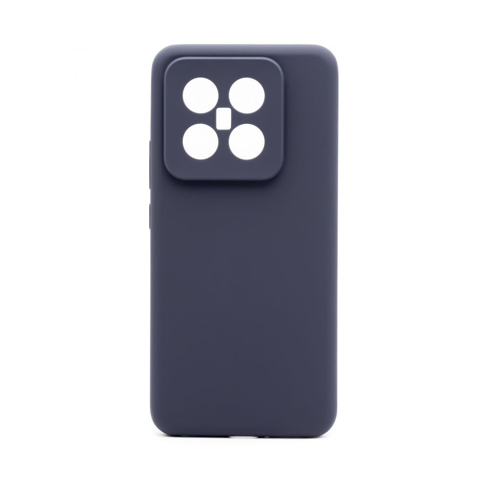 Tagakaaned Connect Xiaomi 14 Pro Premium Quality Magnetic Soft Touch Silicone Case Midnight Blue