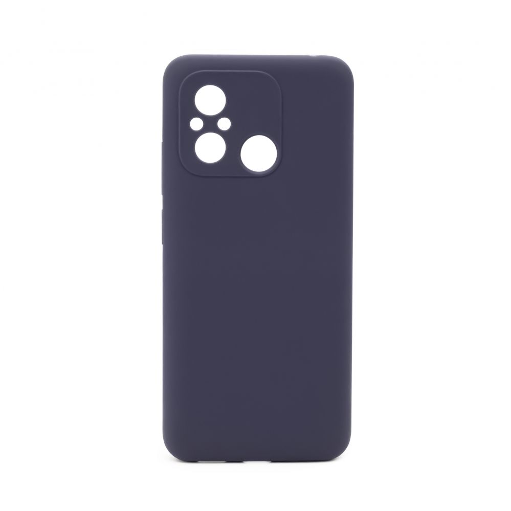 Tagakaaned Connect Xiaomi Redmi 12C Premium Quality Soft Touch Silicone Case Midnight Blue