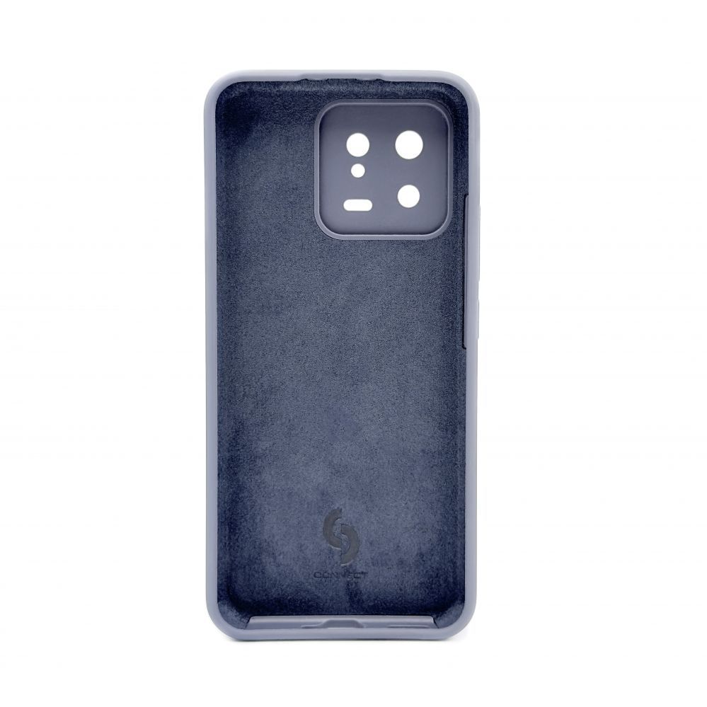 Back panel cover Connect Xiaomi Redmi 13 Premium Quality Soft Touch Silicone Case Midnight Blue