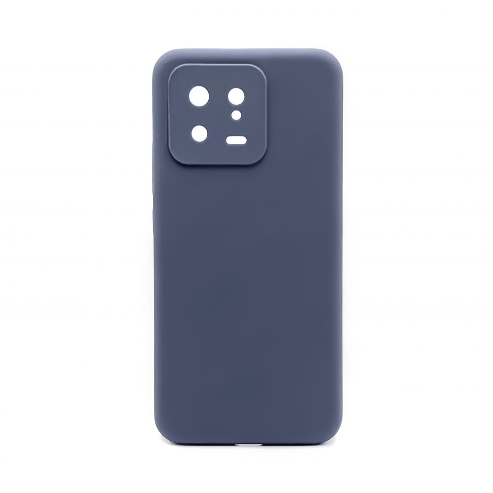 Back panel cover Connect Xiaomi Redmi 13 Premium Quality Soft Touch Silicone Case Midnight Blue