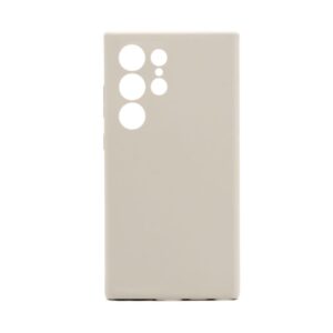 Back panel cover Connect Samsung Galaxy S24 Ultra Premium Quality Magnetic Soft Touch Silicone Case Grey