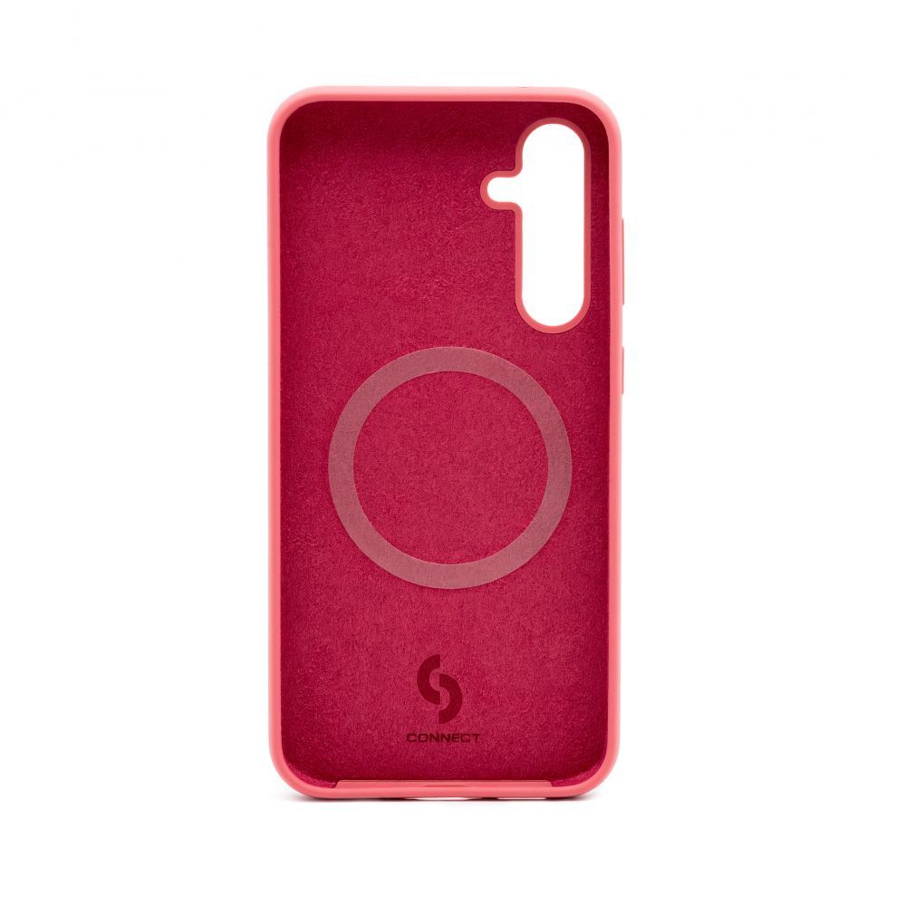 Tagakaaned Connect Samsung Galaxy S23 FE Premium Quality Magnetic Soft Touch Silicone Case Camelia