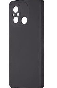 Back panel cover iLike Xiaomi Redmi 12C Matte TPU Case Black