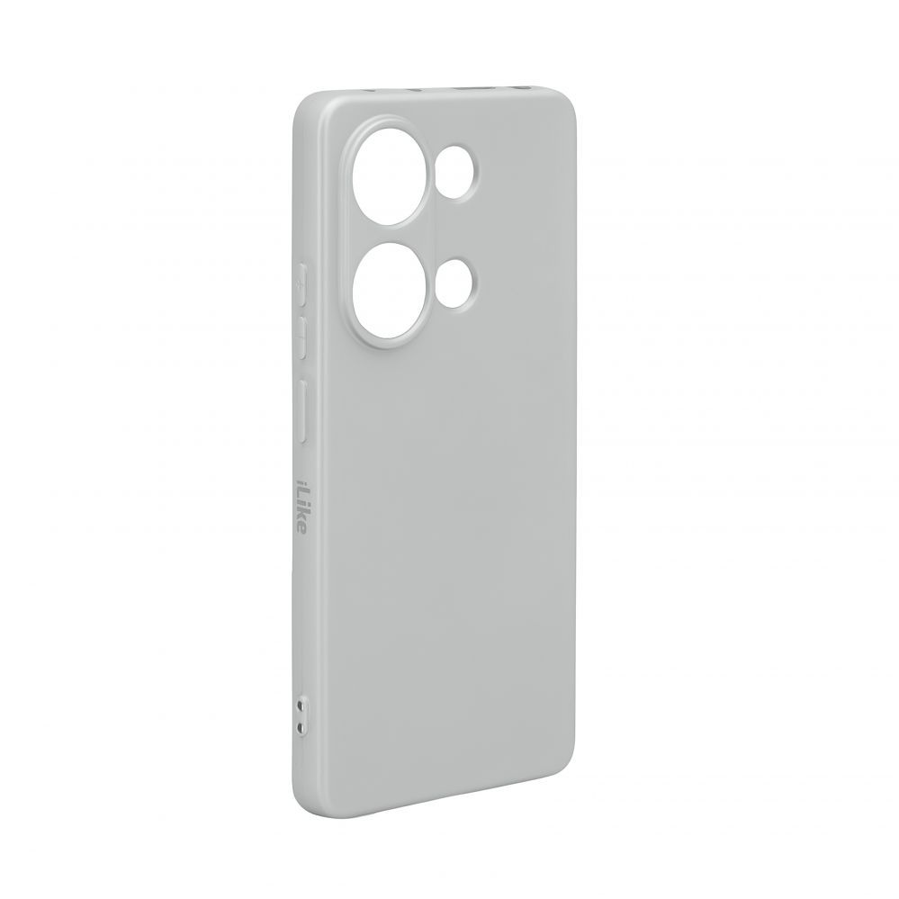 Back panel cover iLike Xiaomi Redmi Note 13 Pro 4G / Poco M6 Pro Nano silicone case Silver