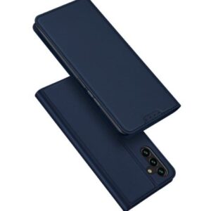 Kaaned - kaaned Dux Ducis Samsung Galaxy A14 4G / 5G Cover with Flip Card Wallet Stand Case Blue