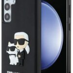 Tagakaaned Karl Lagerfeld Samsung Galaxy S24 Hardcase 3D Rubber Karl&Choupette Black
