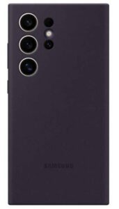 Aizmugurējais vāciņš Samsung - Galaxy S24 Ultra Dark Silicone Cover Violet