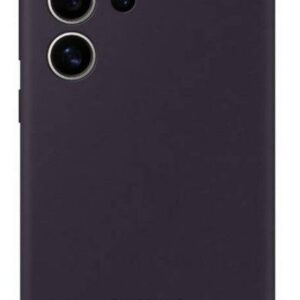 Tagakaaned Samsung - Galaxy S24 Ultra Dark Silicone Cover Violet