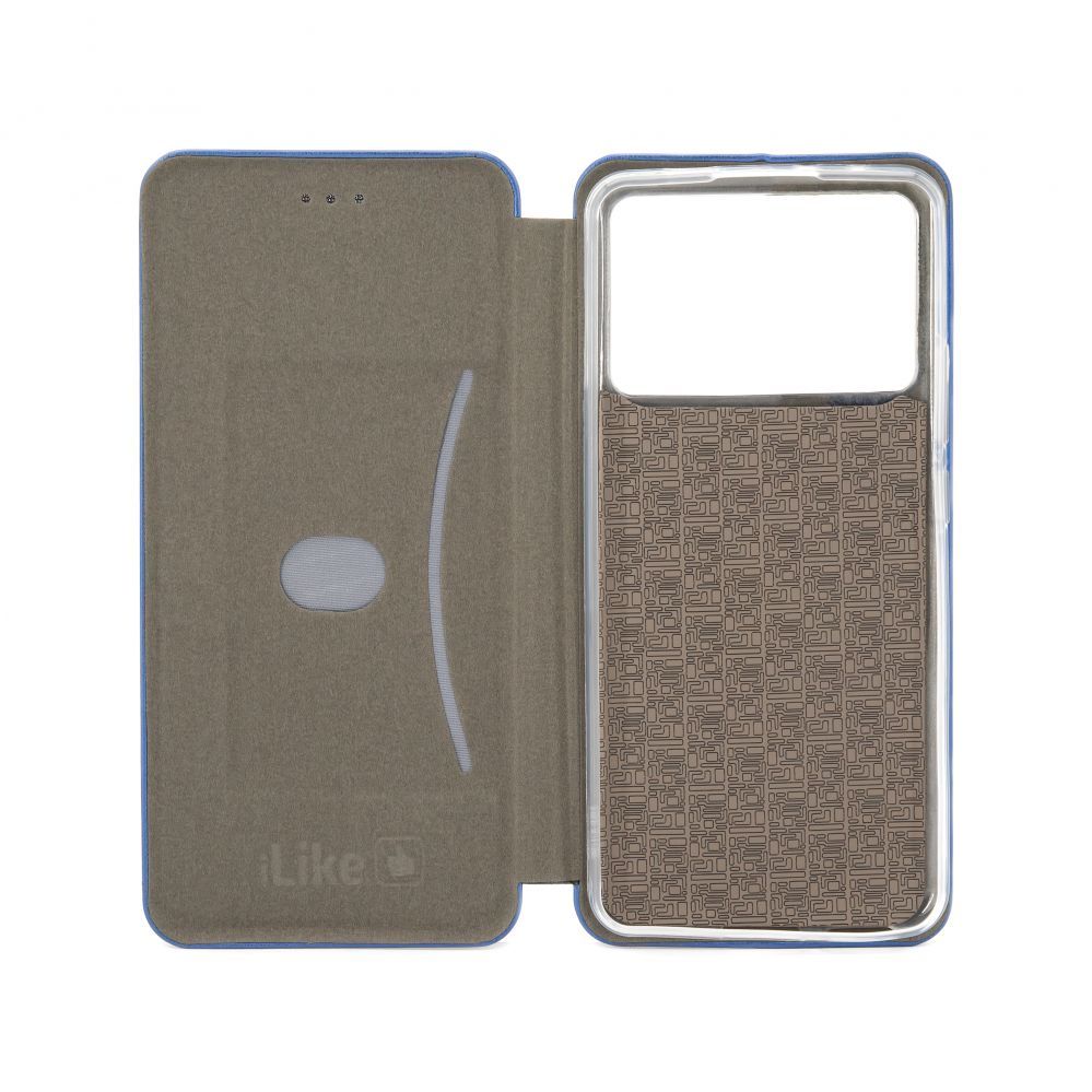 Kaaned - kaaned iLike Xiaomi Poco X6 Pro Book Case Slim Black Midnight Blue