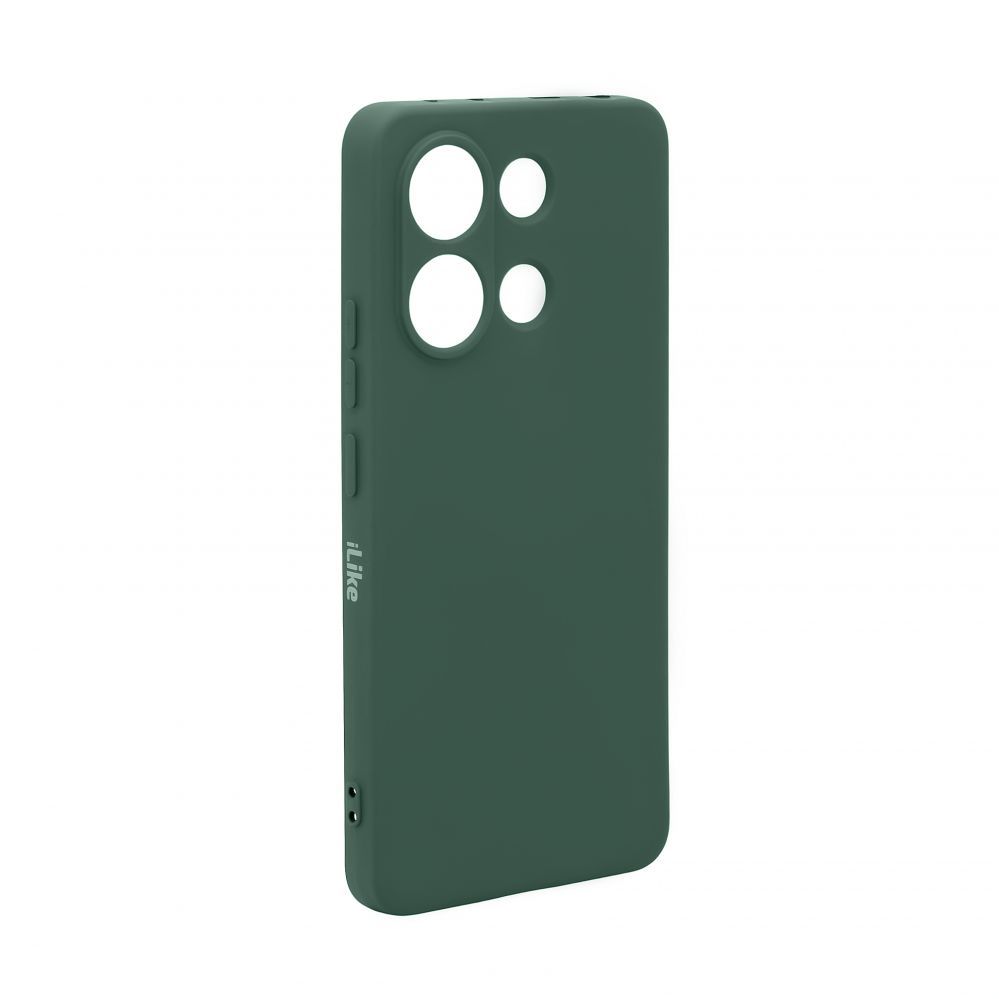 Back panel cover iLike Xiaomi Redmi Note 13 4G Nano silicone case Green