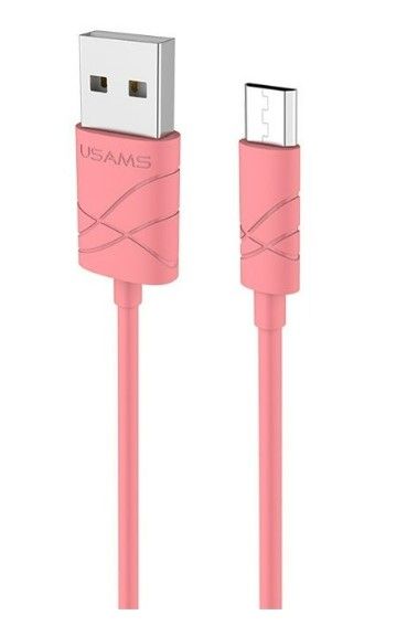 Cable USAMS US-SJ039 U-Gee Pro PVC Universal Micro USB to USB Data & Fast 2A Charger Cable 1m Red