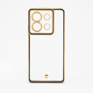 Nugarėlės dėklai iLike Xiaomi Poco X6 Pro TPU+PC With Camera Protective Transparent Black