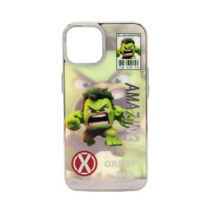 Aizmugurējais vāciņš iLike Apple iPhone 14 PC Silicone Case Green Boy