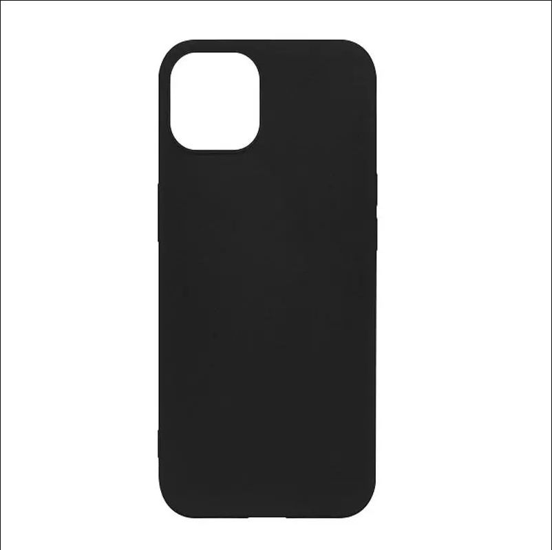 Back panel cover Evelatus Apple iPhone 13 Pro Premium Soft Touch Silicone Case Black