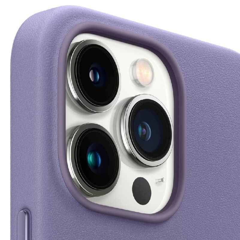 Tagakaaned Apple - iPhone 13 Pro Max Leather Case with MagSafe Wisteria