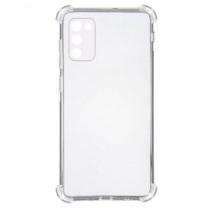 Nugarėlės dėklai Evelatus Samsung Galaxy A03s TPU Military Shockproof Silicone Case TPU Transparent