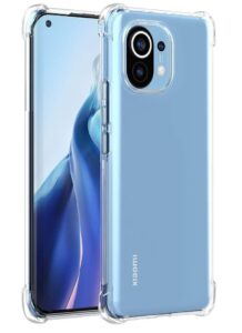 Aizmugurējais vāciņš Evelatus Xiaomi Mi 11 Military Shockproof Silicone Case TPU Transparent