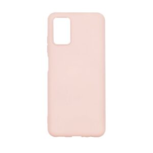Back panel cover Evelatus Samsung Galaxy A03s Nano Silicone Case Soft Touch TPU Beige