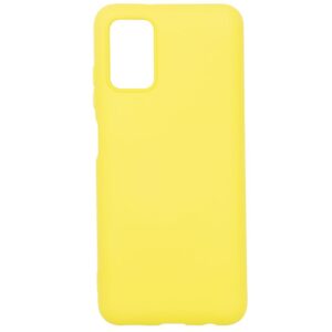Nugarėlės dėklai Evelatus Samsung Galaxy A03s Soft Touch Silicone Case Yellow