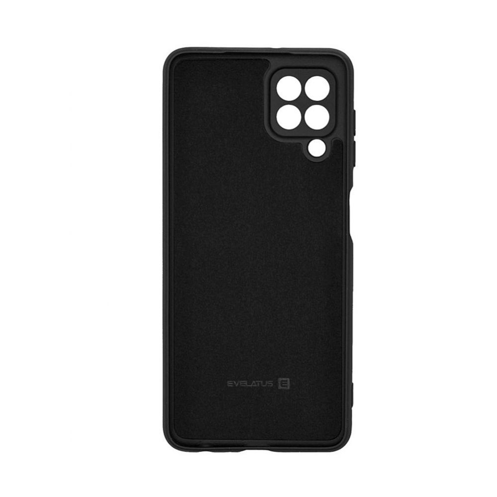 Back panel cover Evelatus Samsung Galaxy A22 4G Nano Silicone Case Soft Touch TPU Black