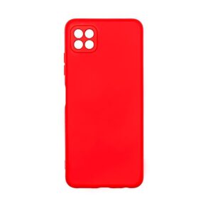 Back panel cover Evelatus Samsung Galaxy A22 5G Nano Silicone Case Soft Touch TPU Red
