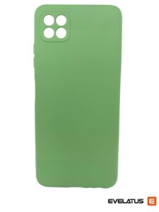 Aizmugurējais vāciņš Evelatus Samsung Galaxy A22 5G Premium Soft Touch Silicone Case Green