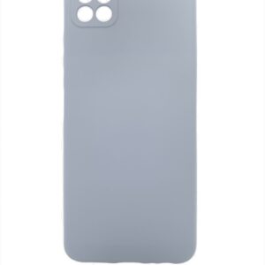 Back panel cover Evelatus Samsung Galaxy A22 5G Premium Soft Touch Silicone Case Grey