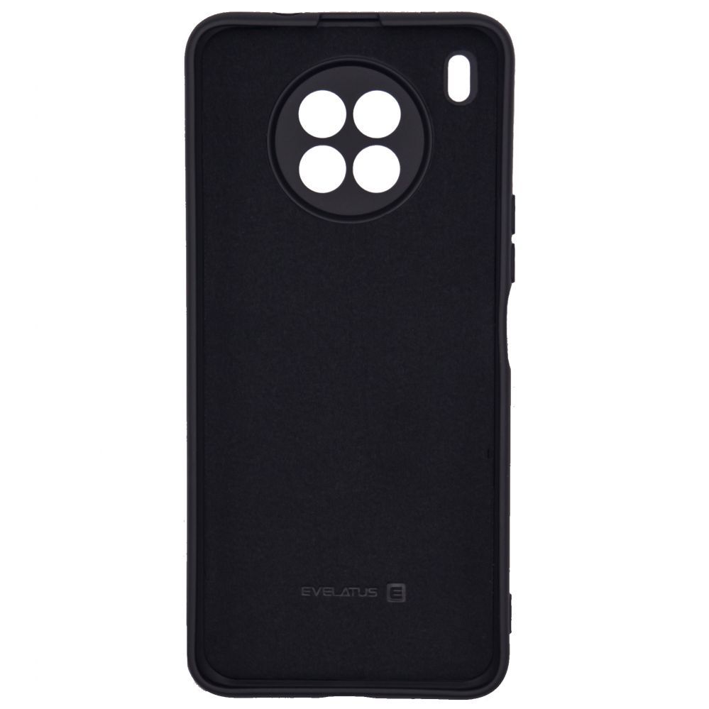 Back panel cover Evelatus Huawei Nova 8i Soft Nano Silicone Case Soft Touch TPU Black