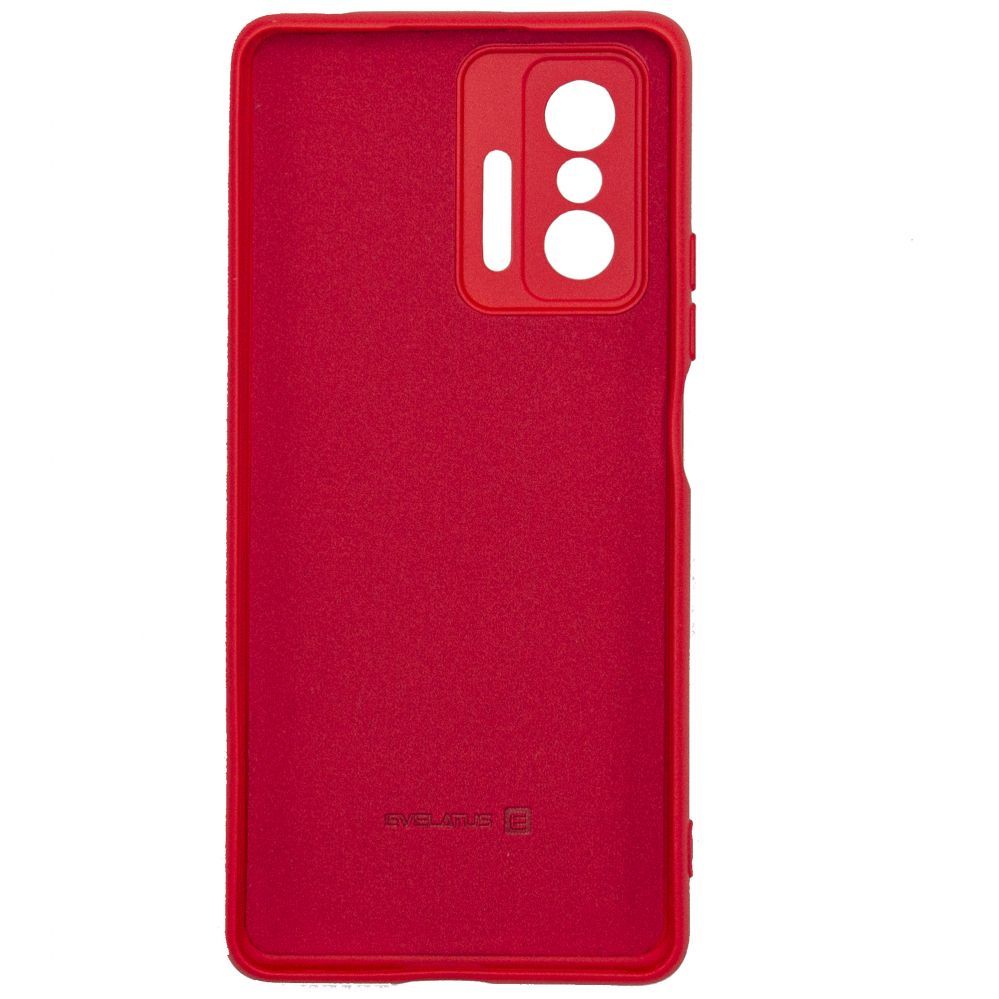 Tagakaaned Evelatus Xiaomi Xiaomi 11T/11T Pro Nano Silicone Case Soft Touch TPU Red