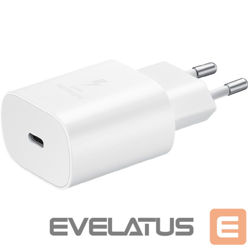 Adaptrid Samsung Samsung Travel Adapter 25W Type-C / 3,30 V - 11 V TA800N EP-TA800NWEGEU White