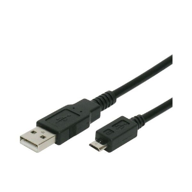 Kabelis N/A Cable Micro USB Bulk Black