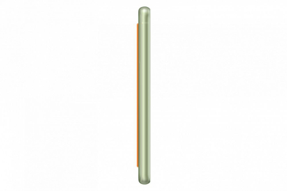 Tagakaaned Samsung Galaxy S21 FE Clear Strap Cover Case Olive Green