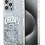 Aizmugurējais vāciņš DKNY Apple iPhone 15 Pro 6.1 hardcase Liquid Glitter Big Logo Black