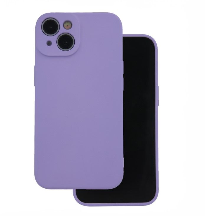 Back panel cover iLike Samsung Galaxy A55 5G Silicon case Purple