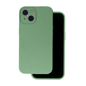 Nugarėlės dėklai iLike Apple iPhone 12 / 12 Pro 6,1 Solid Silicon case Light Green